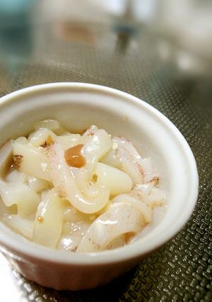 さっぱり梅風味☆スルメイカの塩麹塩辛-レシピのメイン写真
