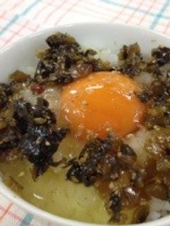 忙しい朝にオススメ❗高菜たまごかけごはん-レシピのメイン写真