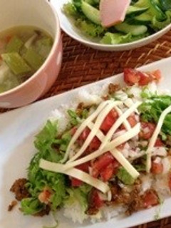夏のタコライス-レシピのメイン写真