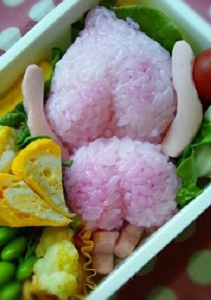 キャラ弁 カクレモモジリ♪-レシピのメイン写真
