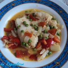 รูปของ 白身魚のクリーム＆カレー風味