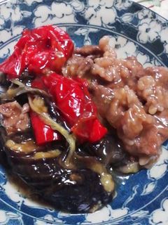パプリカ☆揚げナスと牛肉のあんかけ煮-レシピのメイン写真