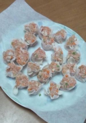 ☆野菜たっぷりヘルシー焼売☆-レシピのメイン写真