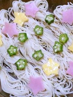 七夕の日の天の川そうめん-レシピのメイン写真