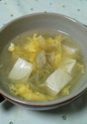 ☆★みょうがと豆腐のスープ★☆-レシピのメイン写真