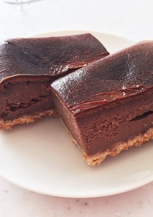 簡単!濃厚!チョコレートチーズケーキ-レシピのメイン写真
