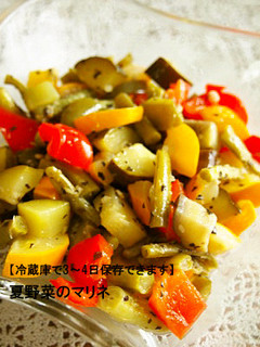 夏野菜のマリネ-レシピのメイン写真