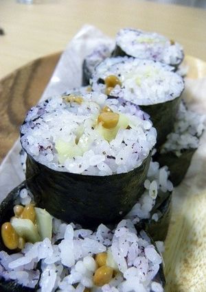 納豆とたくあんの海苔巻-レシピのメイン写真