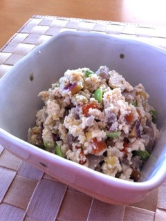 さつまいもと枝豆の白和え-レシピのメイン写真