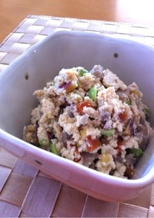 さつまいもと枝豆の白和え-レシピのメイン写真