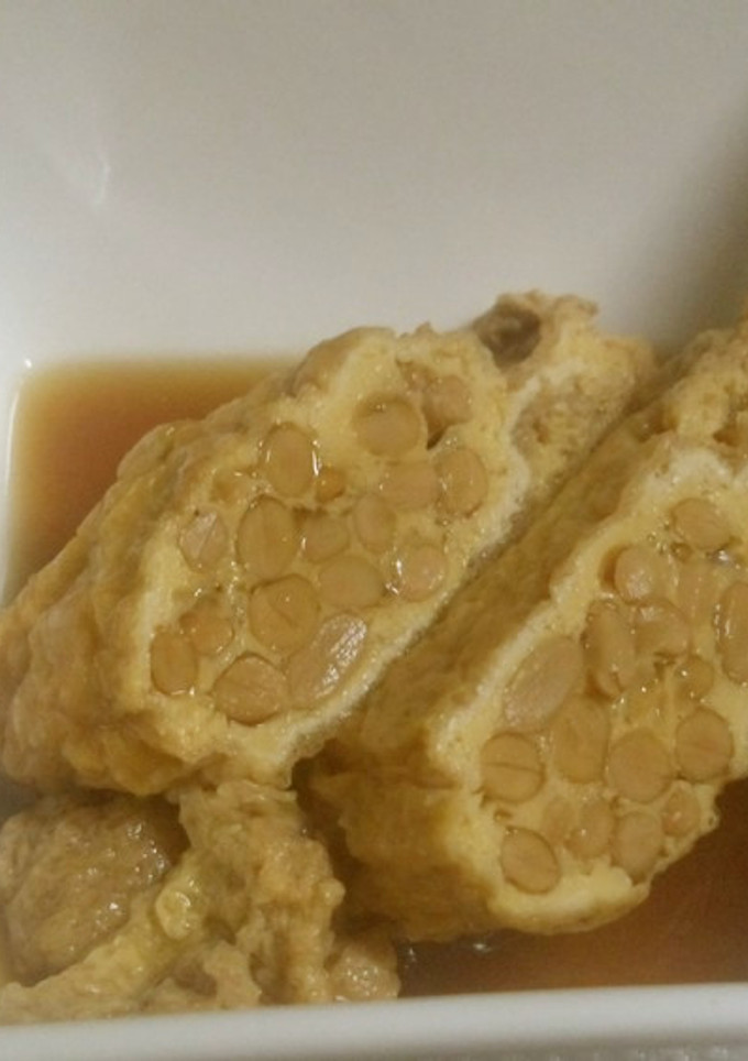納豆卵の揚げ包み煮☆-レシピのメイン写真