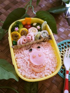トイストーリー・ハム弁 簡単キャラ弁-レシピのメイン写真