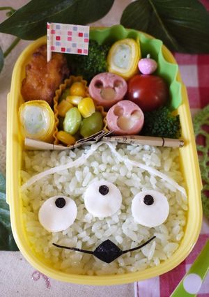 リトルグリーンメイ弁　簡単キャラ弁-レシピのメイン写真