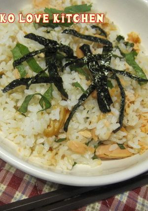 鮭としそと白ゴマの混ぜご飯-レシピのメイン写真