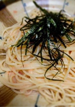 調理しないで明太パスタ-レシピのメイン写真