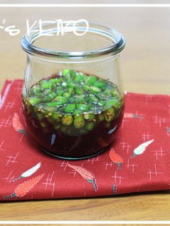【農家のレシピ】青唐辛子の醤油漬け-レシピのメイン写真