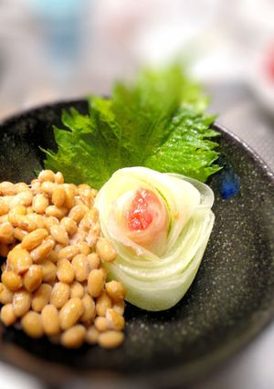 夏の納豆☆青瓜と納豆の盛り合わせ-レシピのメイン写真