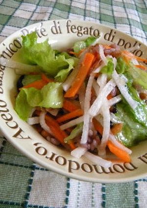 ご飯がちょっと残っていたら　納豆サラダ-レシピのメイン写真