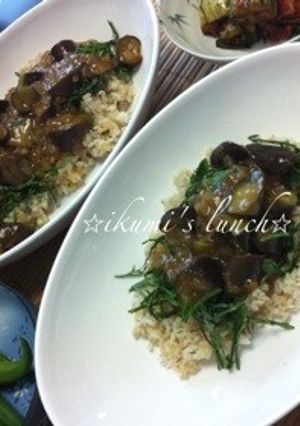 簡単麻婆茄子丼-レシピのメイン写真