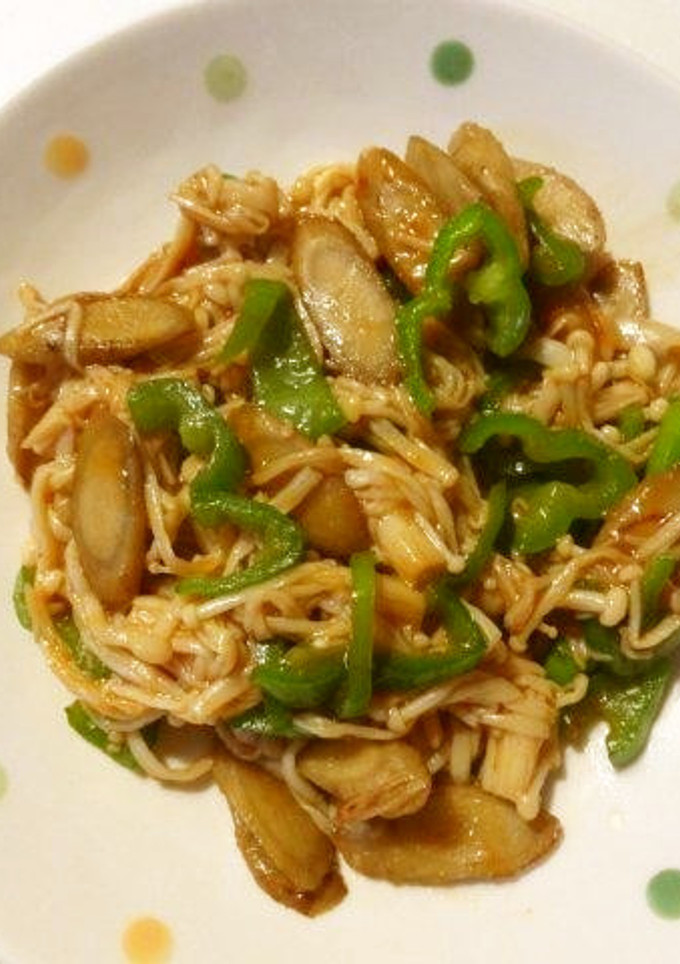 焼肉のたれで簡単！えのき＆野菜炒め-レシピのメイン写真