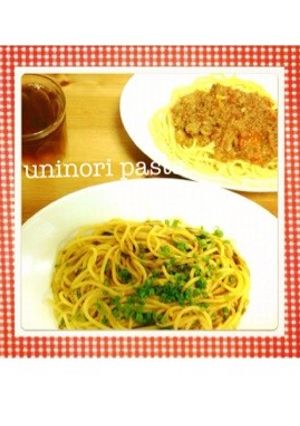 まぜるだけ♪和風ウニのりパスタ-レシピのメイン写真
