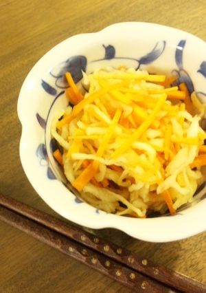 人参と切干大根の＊さっと甘酢和え-レシピのメイン写真