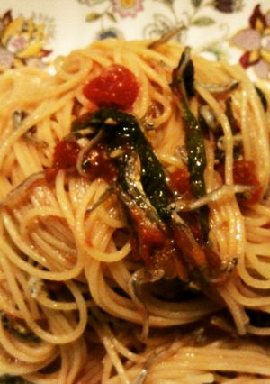 じゃことシソの冷製トマトソースパスタ-レシピのメイン写真