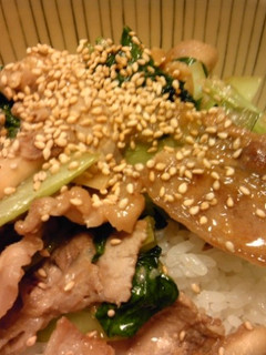 かなるンちの塩麹甘辛豚丼-レシピのメイン写真