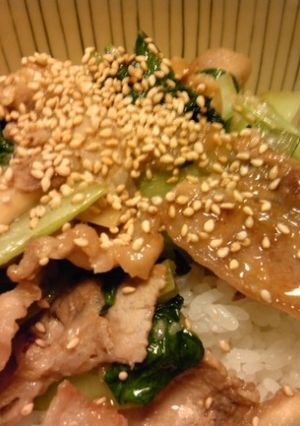 かなるンちの塩麹甘辛豚丼-レシピのメイン写真