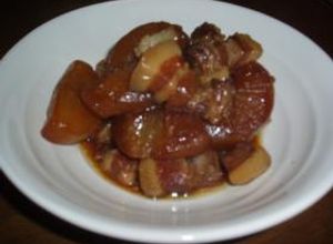 圧力鍋で豚のバラブロックと大根の煮物-レシピのメイン写真