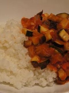 夏野菜のトマトソースライス-レシピのメイン写真