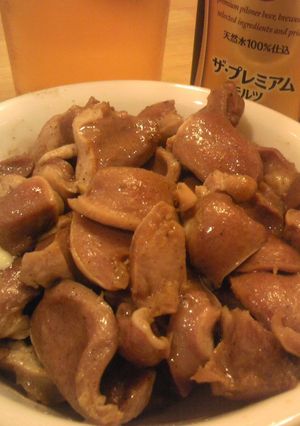 超簡単ビールの友に　砂ずり炒め！-レシピのメイン写真