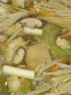 鶏だんご☆醤油味鍋☆-レシピのメイン写真