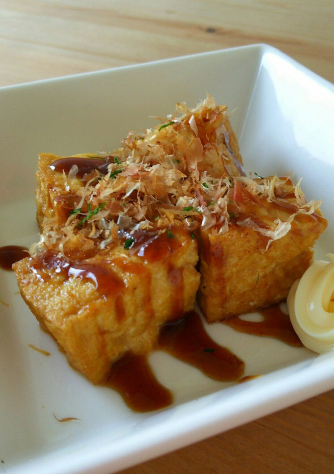 あつあげでかりっと！お好み焼き風-レシピのメイン写真