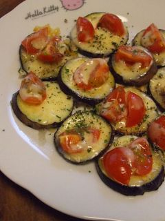 ナスとトマトのチーズ焼き✧-レシピのメイン写真