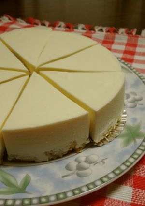 濃厚♪好評いただいてるレアチーズケーキ。-レシピのメイン写真