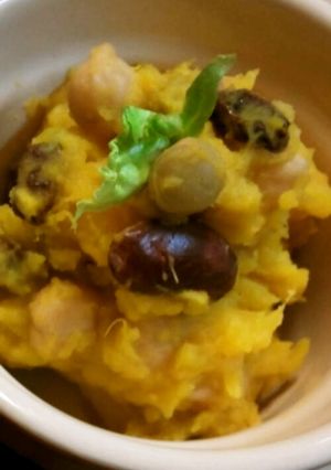 栄養満点☆カボチャのデザートサラダ-レシピのメイン写真
