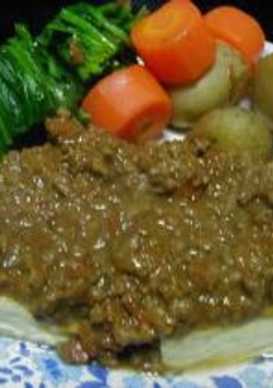 豆腐ステーキ肉みそ乗せ-レシピのメイン写真
