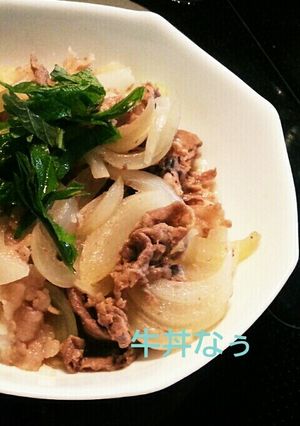 牛丼-レシピのメイン写真