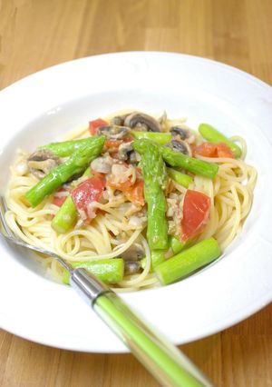 アサリとアスパラの夏パスタ♪-レシピのメイン写真