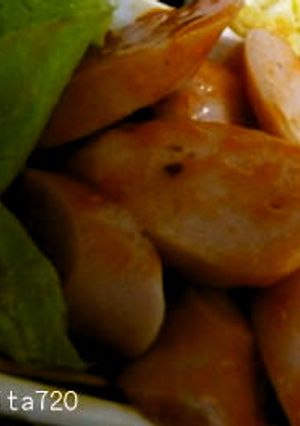 ソーセージの甘辛煮！ケチャップがおいしい-レシピのメイン写真