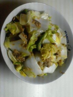 白菜とツナの塩麹炒め-レシピのメイン写真