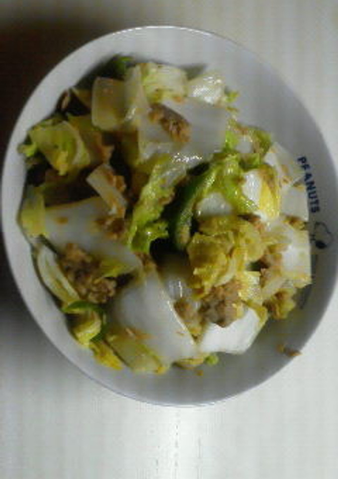 白菜とツナの塩麹炒め-レシピのメイン写真