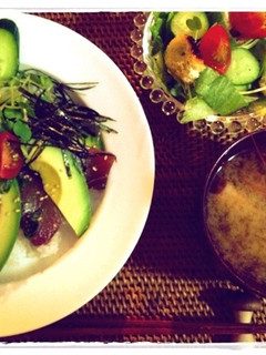 +鮪の漬け×アボカド丼+-レシピのメイン写真