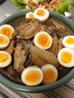 手羽先とコンニャクの煮物-レシピのメイン写真