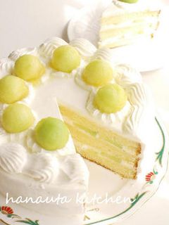 爽やか♪メロンショートケーキ-レシピのメイン写真