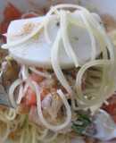 エコレシピ☆かまぼこトマトパスタ　
