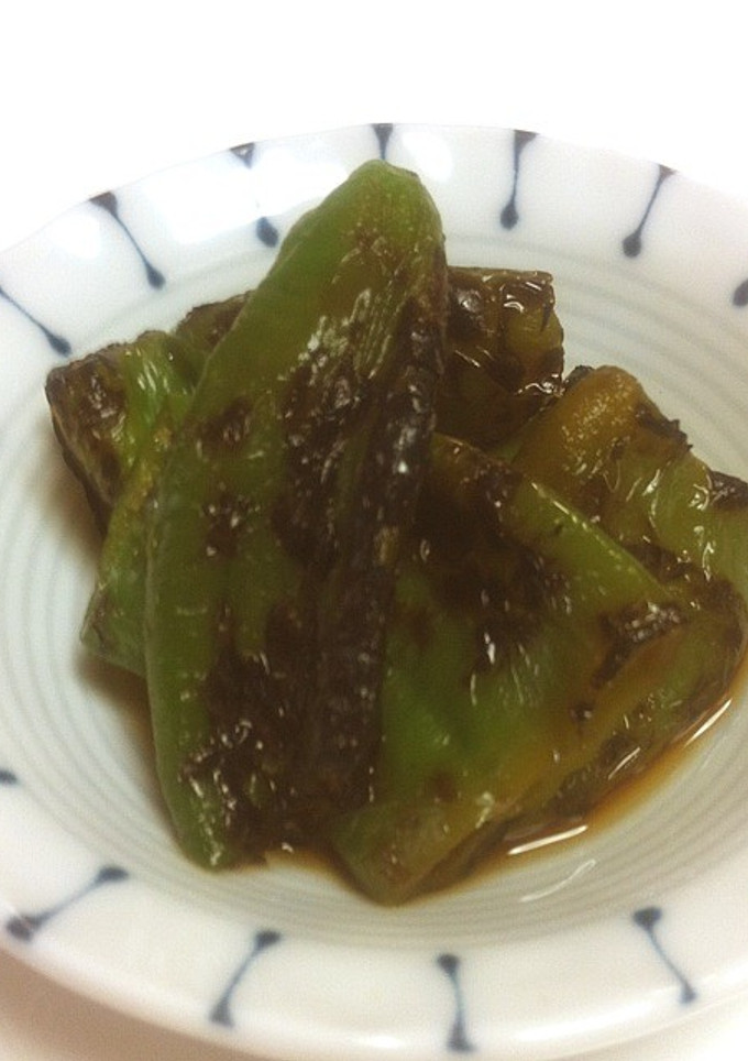 万願寺とうがらしの焼き浸し-レシピのメイン写真