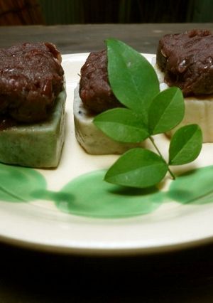 生麩に合うあんこ（つぶあん）京都カフェ-レシピのメイン写真