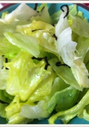ごま塩こんレタス♪-レシピのメイン写真